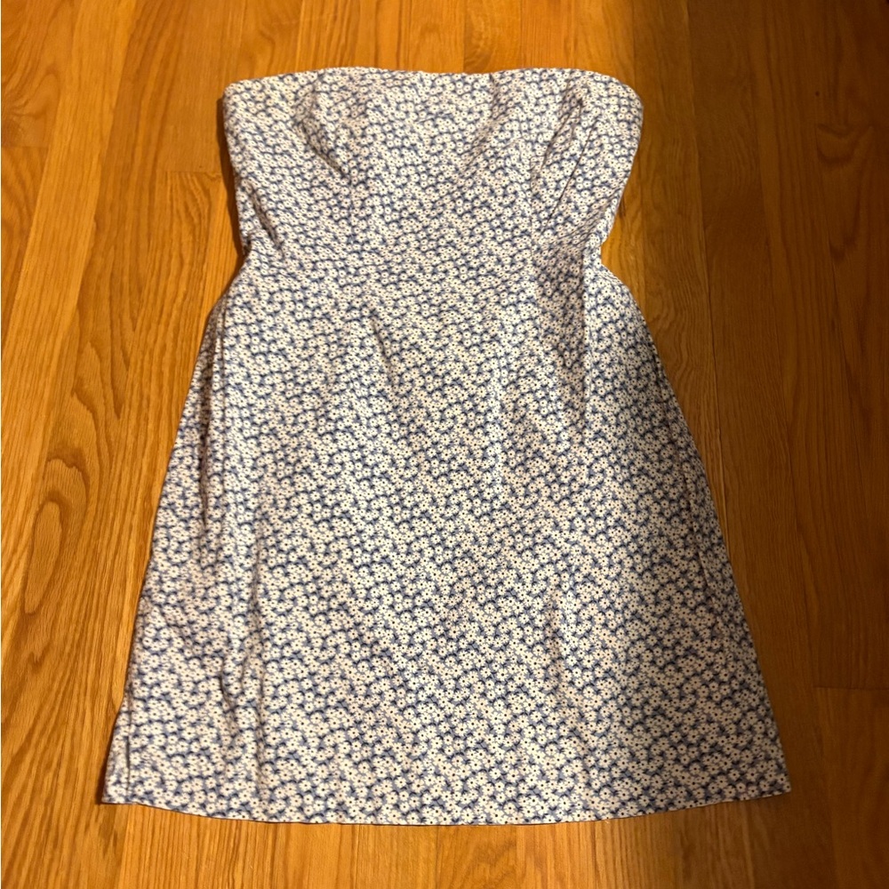 Floral Strapless Dress